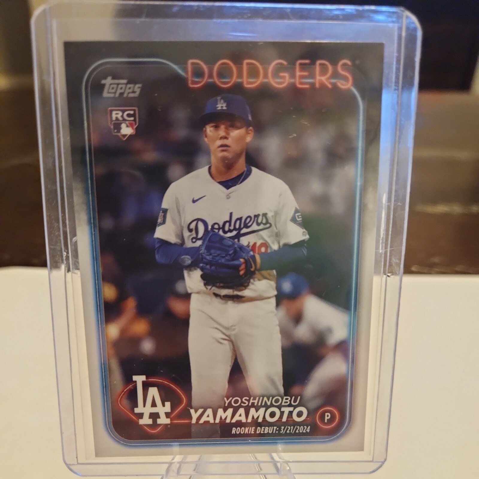 2024 Topps Update Rookie Debut Yoshinobu Yamamoto RC Dodgers