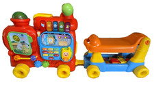 VTech 4-in-1 Learning Letters Train Sit to Stand with 11 blocks