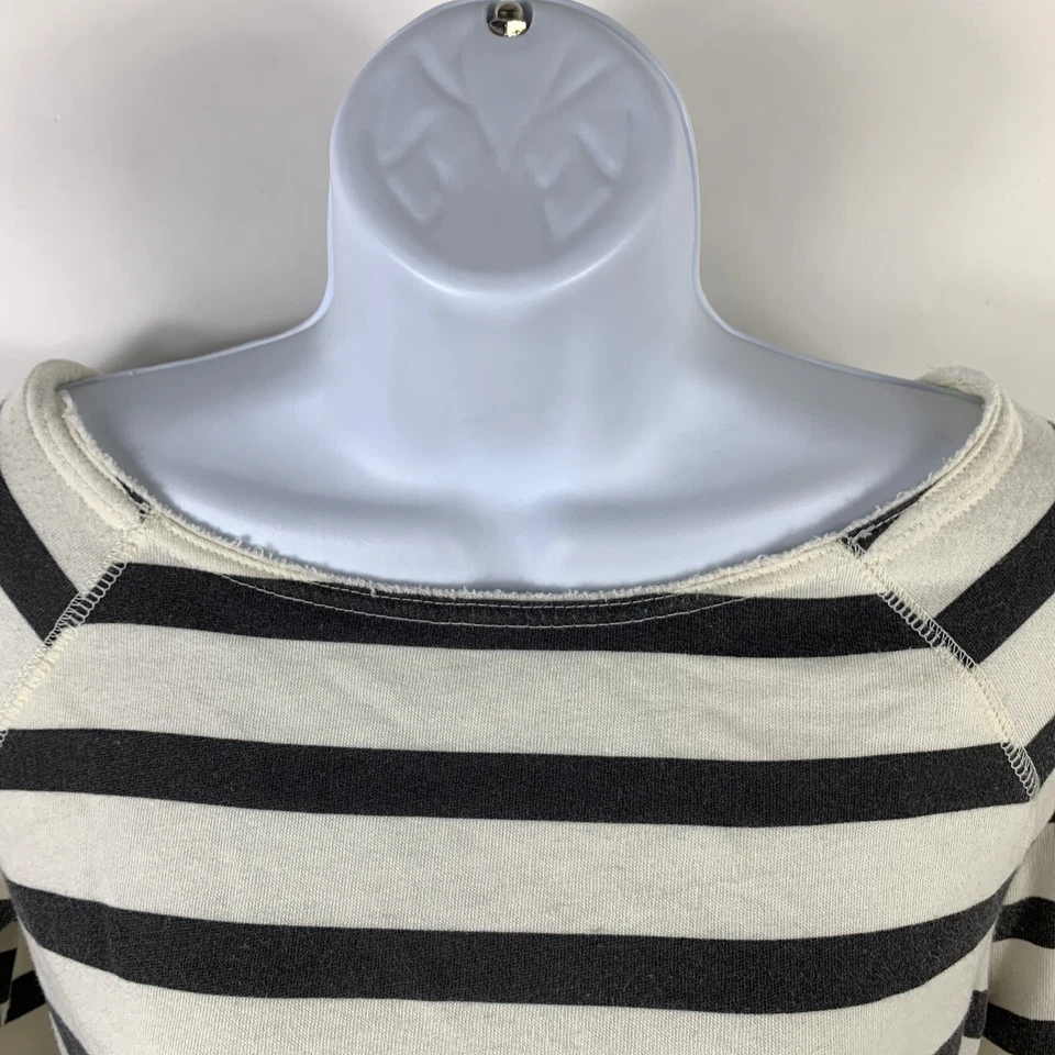 Sudadera Aeropostale Para Mujer XS Manga Larga Rayas Sin Cuello Informal Básica Foto 3 de 4