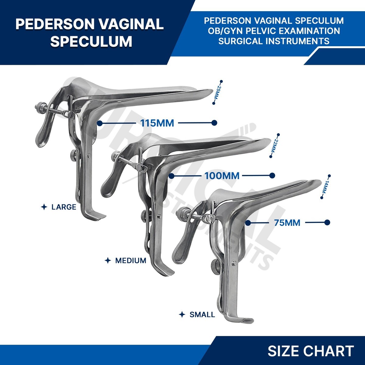 Surgical Instruments - Medium Size, Stainless Steel Surgical Instrument ...
