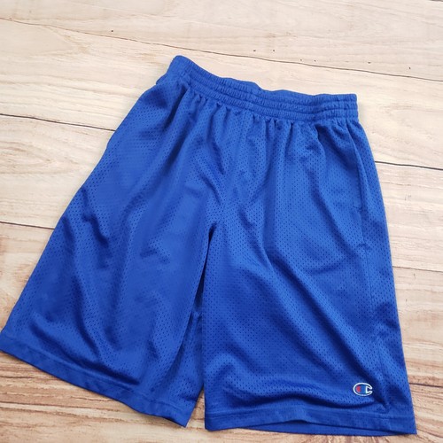 VINTAGE Champion Shorts Youth Large Blue Red Outdoors Active Basketball Boys - Picture 2 of 10