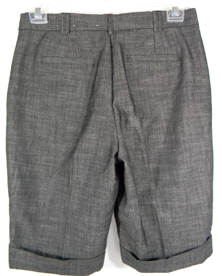 Шорты Dressbarn женские размер 10 коричневые шорты с манжетами бермуды повседневные прогулочные шорты - Изображение 2 из 4