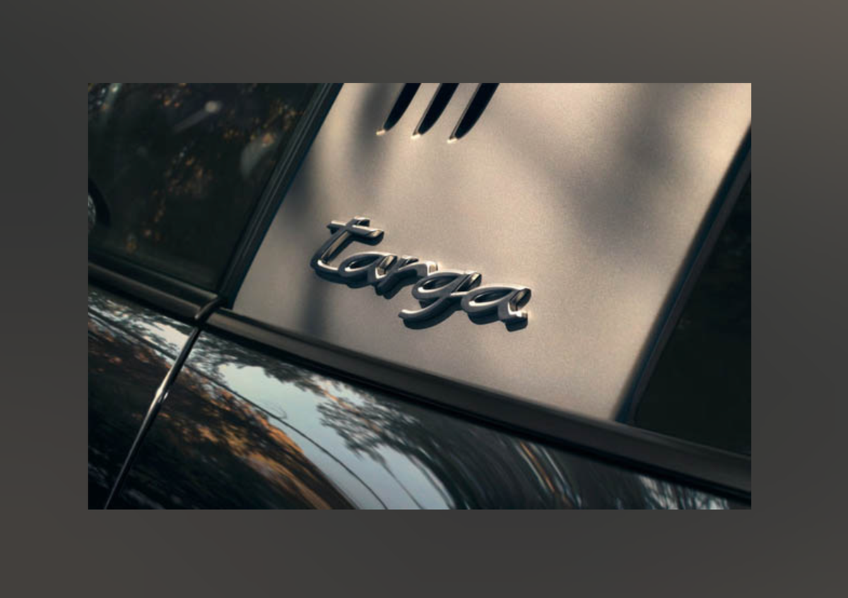 Porsche 911 targaエンブレム 新品 2枚セット