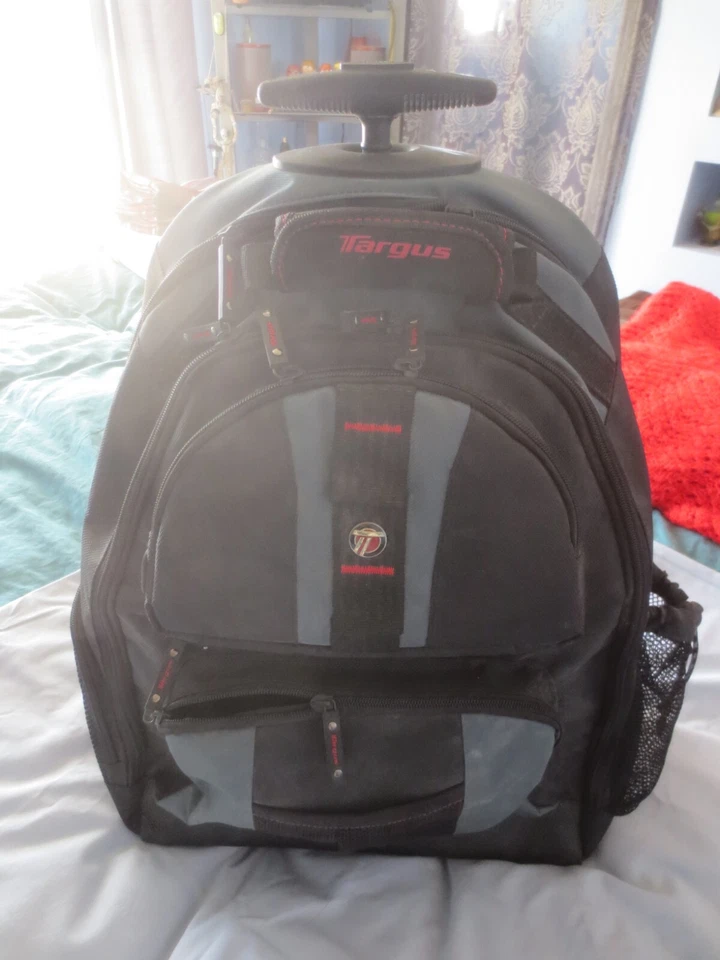 Targus Travel Pull Up Handle Wheeled Backpack Bag Model  - Image 2 of 4