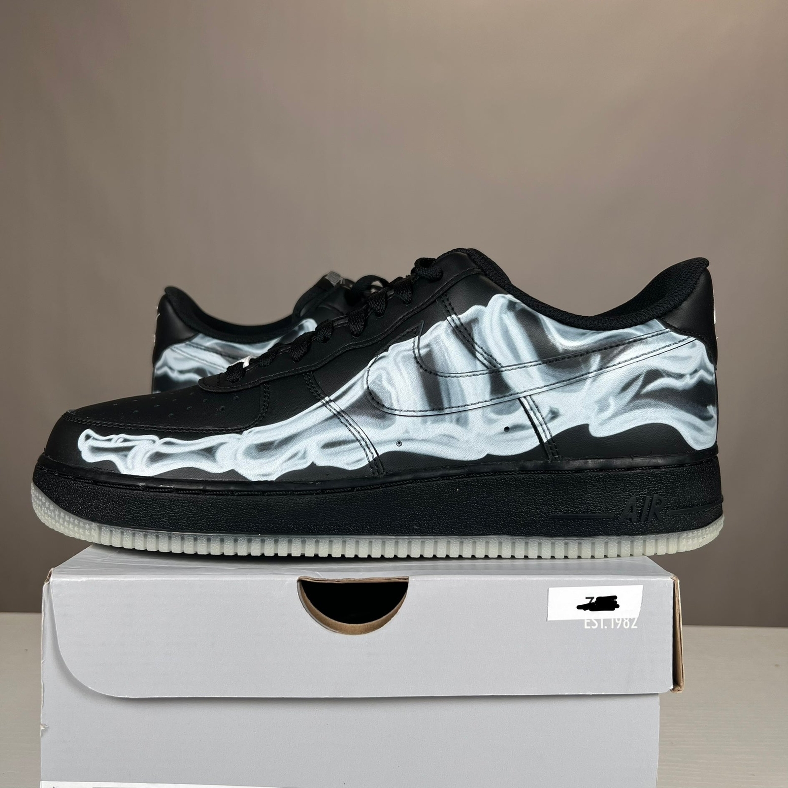 air force 1 skeleton