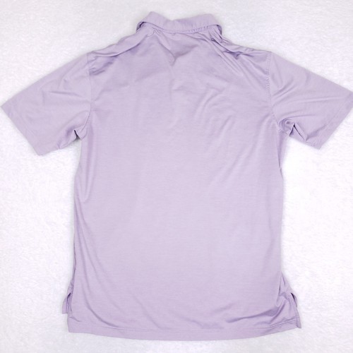 Polo Peter Millar estiva comoda L lavanda elasticizzata golf preppy tempo libero - Foto 5 di 8