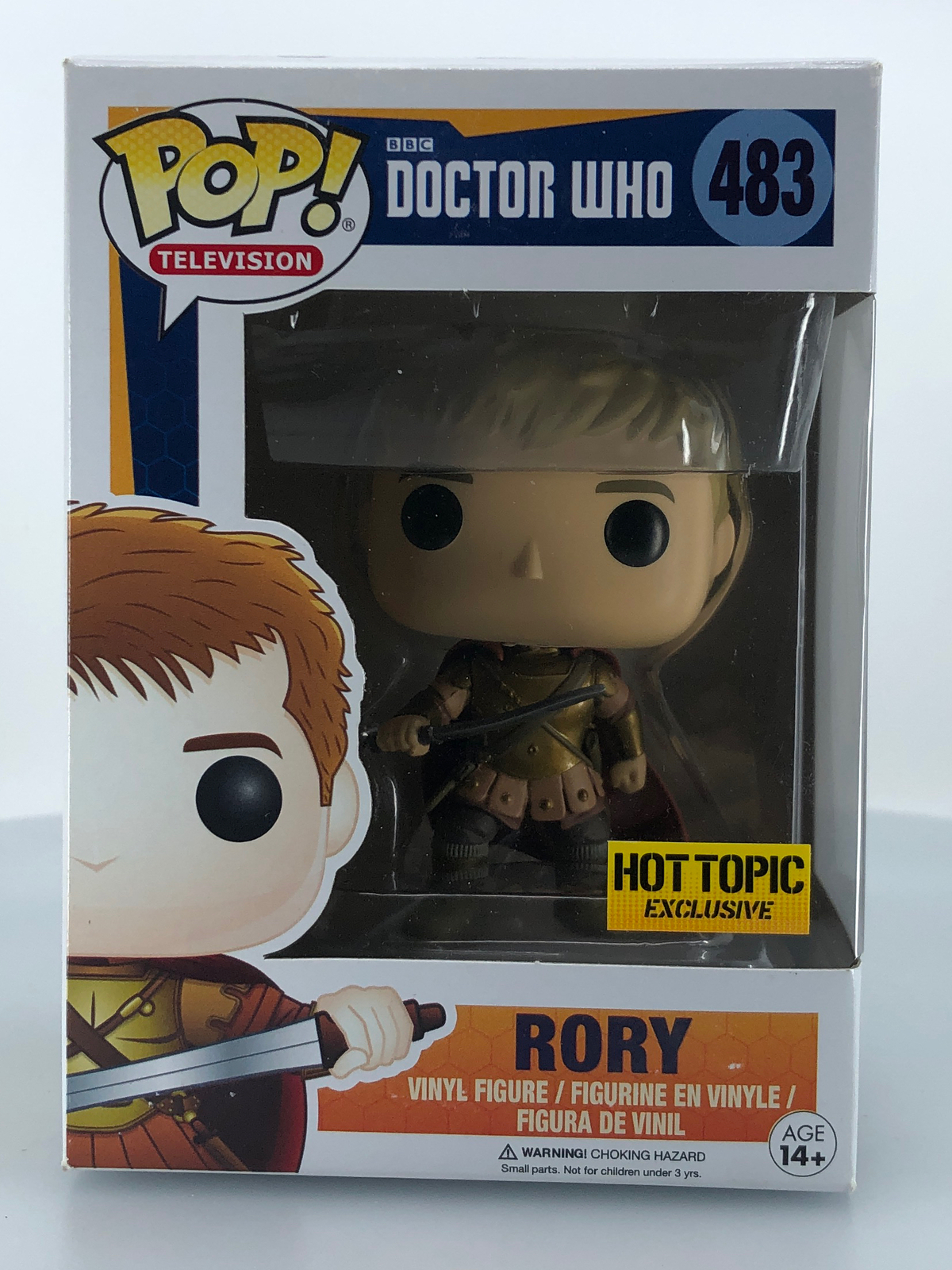 Funko Pop! Figura De Vinilo De Televisión Doctor Who Rory Williams #483 Dañada