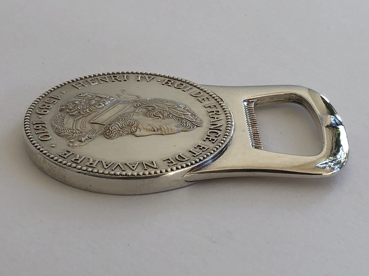 DECAPSULEUR OUVRE BOUTEILLE EN METAL ARGENTE CHRISTOFLE