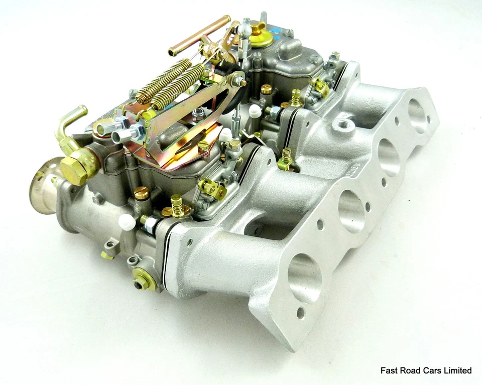 KIT CARBURADOR WEBER 40 DCOE 151 GENUINO ENSAMBLADO FIAT 124ST/125/131/132 TC Foto 2 de 4