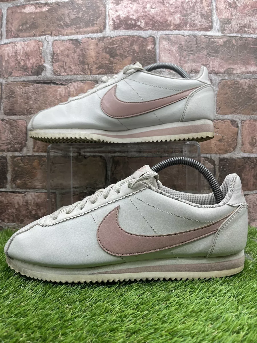 Nike Classic Cortez Leather Grey Light Bone UK 7 VGC 807471 013