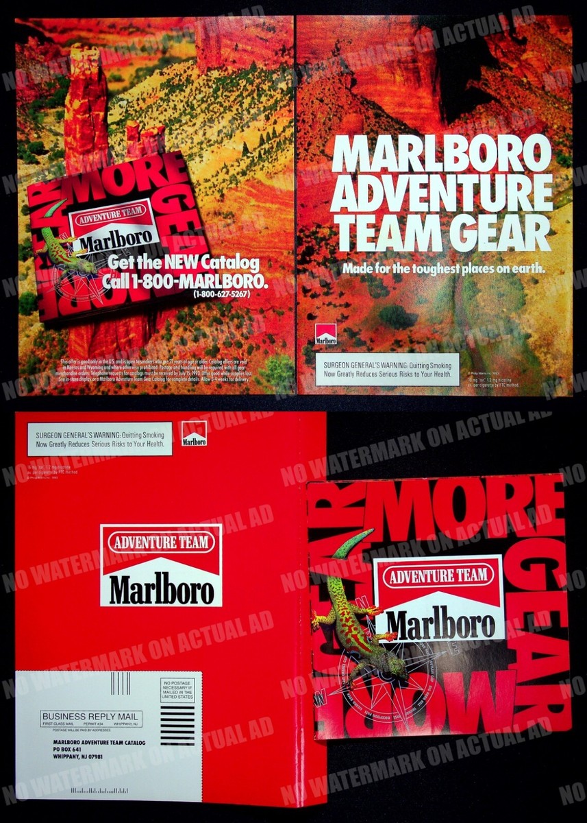 Marlboro Adventure Team Catalog 1993 Print Magazine Ad