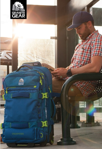 Granite Gear Wheeled Duffle Bag 79L Check In Heavy Duty Rolling Travel Luggage