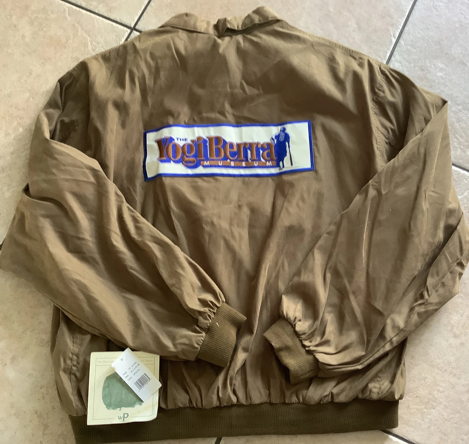 NWT Yogi Berra Museum~Weatherproof Golf Jacket~Chase Classic Men’s Size: XL