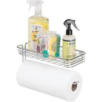 Mdesign KüChenrollenhalter Wand Chrom Papierrollenhalter Wandmontage Ablage