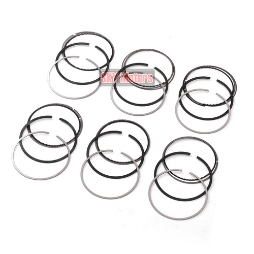 6x Piston Rings Set STD For BMW E46 E85 E86 S54B32 3.2 L6 M3 Z3 Z4 M
