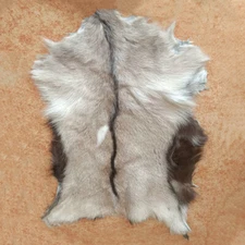 1PCS Real Goat Skin Fur Pelt Rug Goat Hide Leather Clothing Accessories Soft