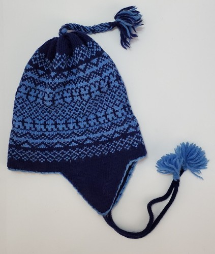 blue chullo hat