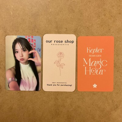 Kep1er Magic Hour Official Album POB Photocard (Beloved, Sunkissed