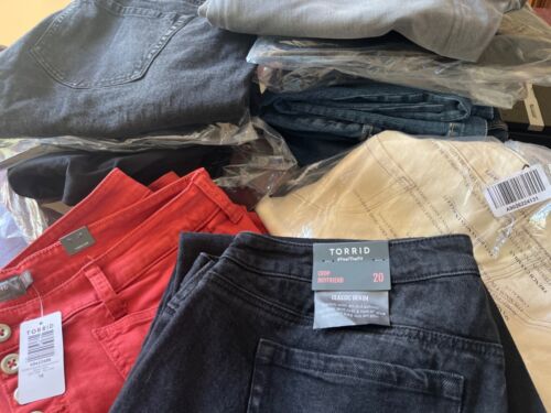 Torrid Pants Jeans, Women Plus 2X, 3X Black, Blue, Tan, 15+ Selection, $65 NWT - Picture 4 of 92