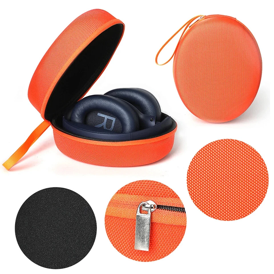 For Sony WH-1000XM4/5 Storage Bag Pouch Hard Zippered Carrying Headphone Case - Image 3 of 4