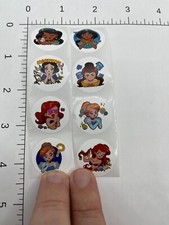 STICKER SHEET: Disney Jasmine Ariel Belle Princess