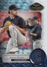 SHANE BIEBER TOPPS GOLD LABEL CLASS 3 BASE CLEVELAND GUARDIANS #33 2022 22