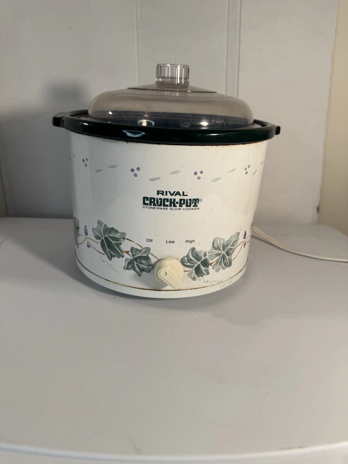 Vintage Rival 4 Qt Crock-Pot Slow Cooker Removable Green Stoneware 3154 Tested
Opens in a new window