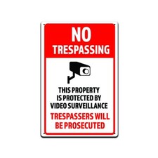 Private Property No Trespassing Soliciting Loitering Aluminum sign 8x12