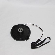 Used 49mm Lens Front Cap Made in Taiwan with string keeper