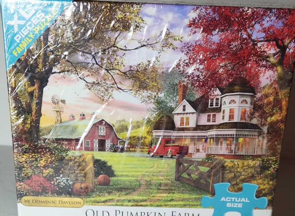 Rompecabezas Dominic Davison nuevo sellado Eurographics Old Pumpkin Farm 300 piezas Foto 3 de 4