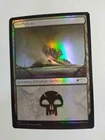 MTG Phyrexian Foil Swamp 560 Crimped Misprint Secret Lair SP