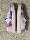 New Little Girls Size 1 SUGAR Rita Fuchsia Tie Dye Slip-On Sneakers Shoes Multi — photo 8