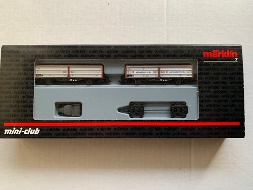Märklin Spur Z 82558 Schiebewandwagen-Set mit Straßenroller