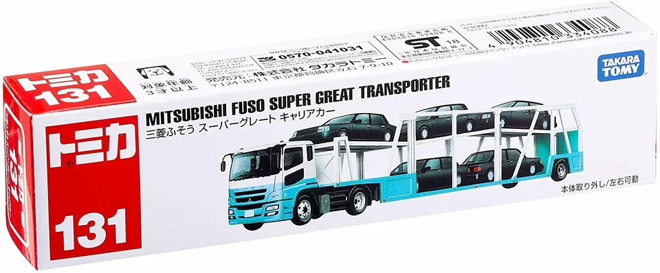 Tomica Takara Tomy 131 Mitsubishi Fuso Super Great Transporter - Image 3 of 4