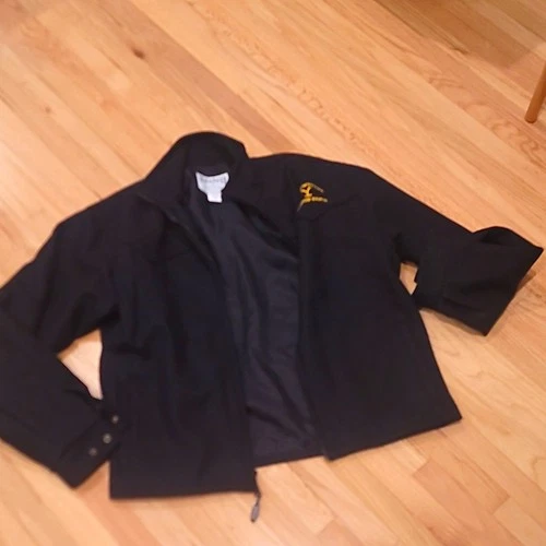 Schaefer Outfitter Yellowstone Dutton Ranch Crew Cast Black Wool Blend Jacket L - product listing photo