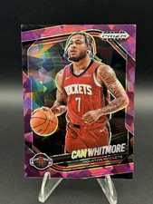 2024-25 Panini Prizm Black - Cam Whitmore  #199 Purple Ice Prizm /149 Rockets
