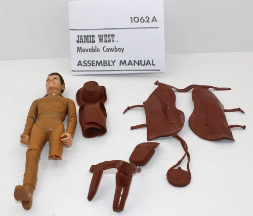 Marx Johnny West Jamie West in Played Condition w/ a few Accessories #147 Parts