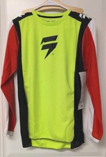 Shift Youth Whit3 Race Jersey Flo Ylw YXL Dirt Bike Motorcross Motorcycle MX w45