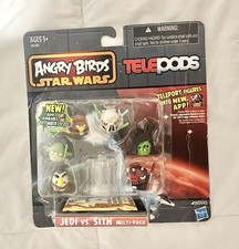 RARE Angry Birds Star Wars Telepods Jedi vs Sith Multi Pack Figures READ DESC