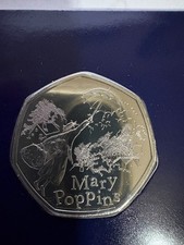 2025 Mary Poppins 50p Coin - Certified BUNC - Not Intended For Circulation - Available on eBay