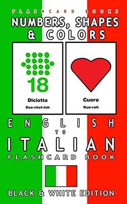 Numbers, Shapes and Colors - Englis..., Flashcards, Ita