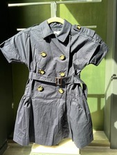 Never Worn Girls' Burberry Trench Coat size 8 yrs, Blue
