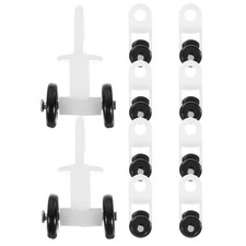 20 Pcs Track Pulley for Curtain Rail Accessories Pulleys Gliders