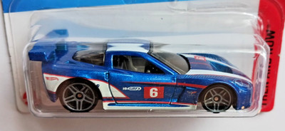 Hot Wheels Corvette C6R Die Cast Sports Car, NEW Sealed on a Cut Card