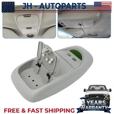 New Light Gray Overhead Console For 2002-04 Ford F250 F350 F450  F550 Super Duty