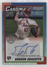 2025 Series 1 1990 Topps Chrome Silver Pack 207/299 Gordon Graceffo Auto 7ut
