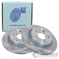 2X Blue Print Bremsscheiben 280Mm Voll Hinten Passend FüR Ford C-MAX Focus Volvo