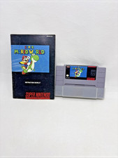 Super Mario World  (Super Nintendo SNES) With Booklet Untested