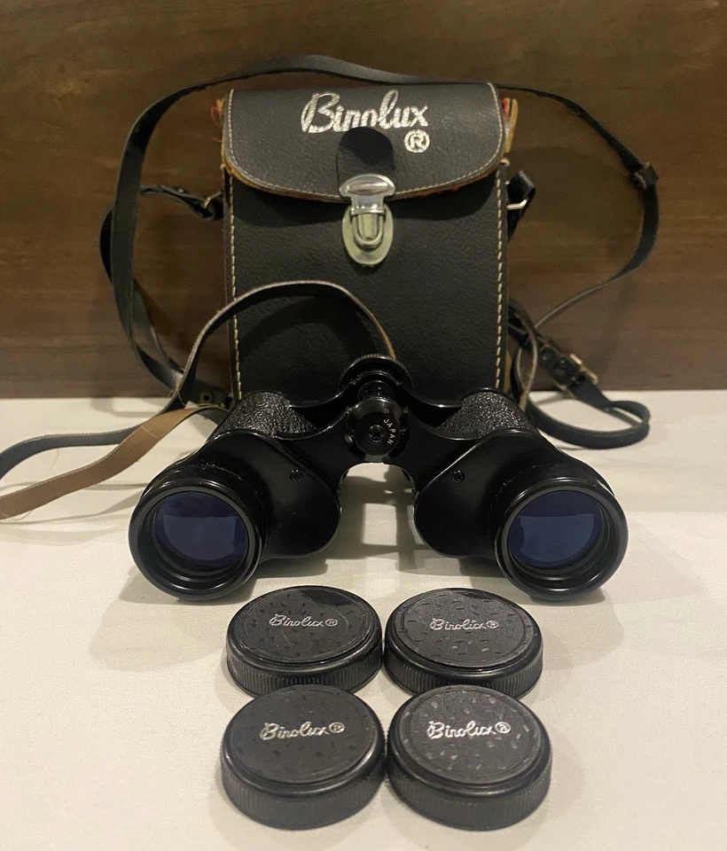 Vintage Binolux Binocular Binoculars 8x30 With Case 393 feet at 1000 yards - Image 4 of 4