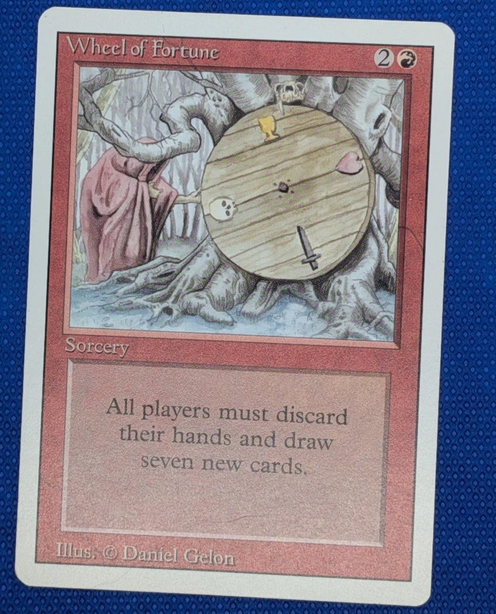 Wheel Of Fortune In Individual Magic: The Gathering Cards for sale